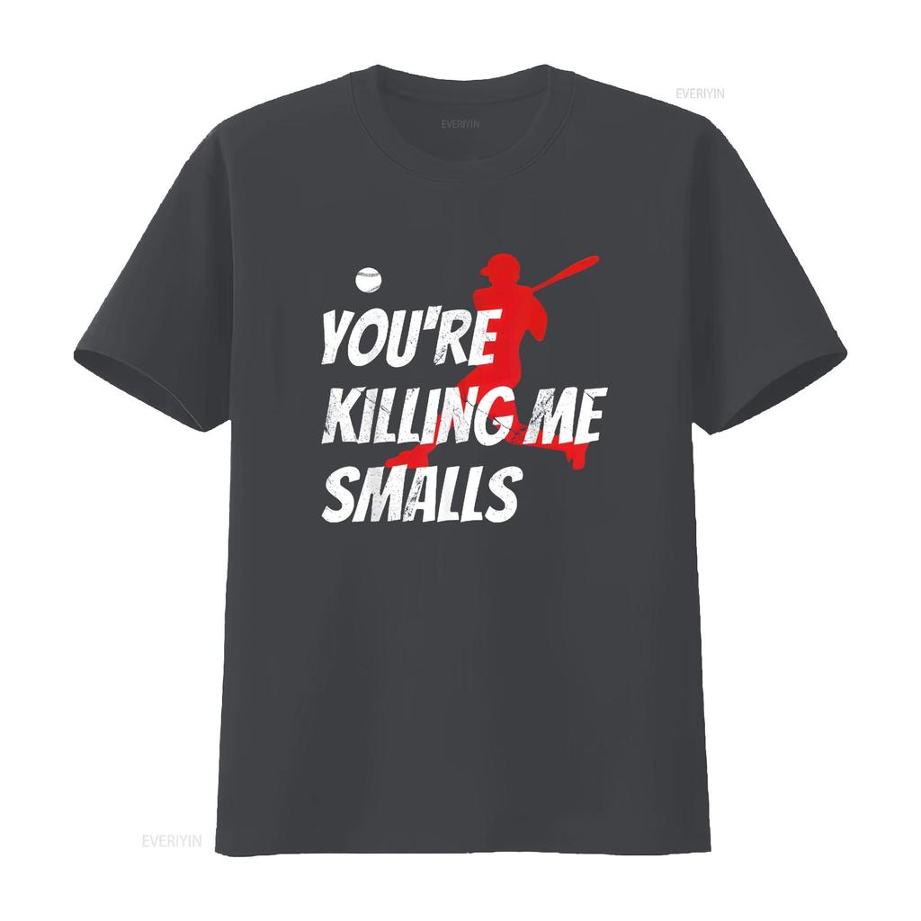Baseball T Shirt You re Killin Me Smalls Funny Kids Youth Boy vintage Washed Casual Stylish homme Slightly Versatile Unisex