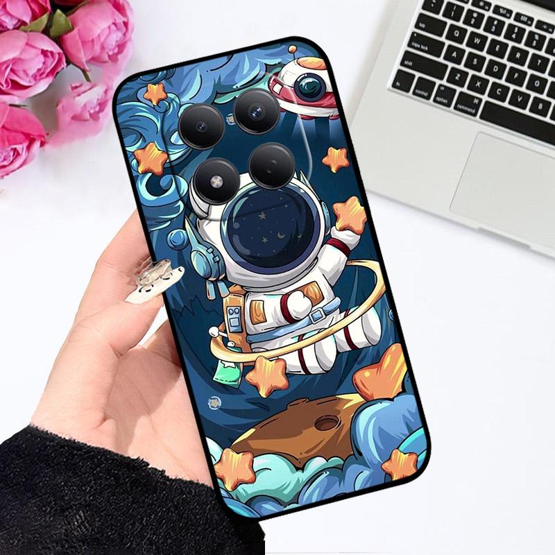 Чехол для телефона для Xiaomi Redmi Note 15 Note15 Pro Plus Pro+ 5G Ударопрочный бампер Мягкая ТПУ крышка Coque Note15Pro Силиконовые Fundas