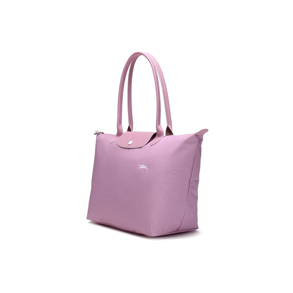 Longchamp Складная сумка-тоут Le Pliage Club 31 из нейлонового брезента и кожи Женская сумка-тоут Розовый 1899619P36