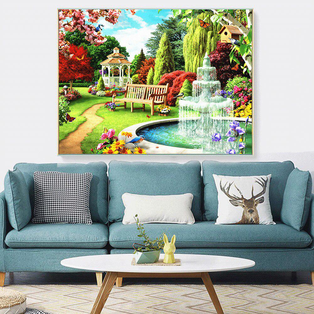 5D Diy Diamond Painting Garden Diamond Embroidery Sale Full Round Diamond Mosaic Scenery Picture