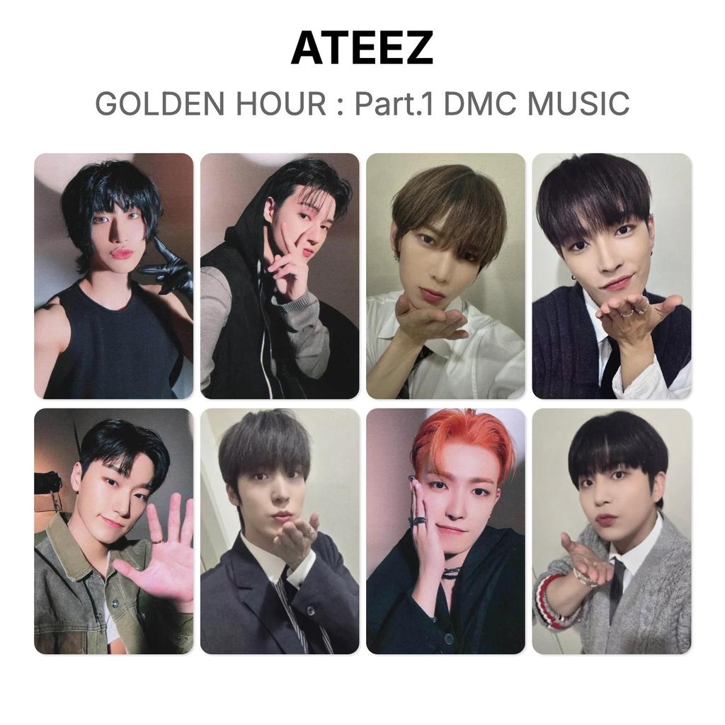 ATEEZ ЗОЛОТОЙ ЧАС : Часть 1 Официальная фотокарточка DMC MUSIC