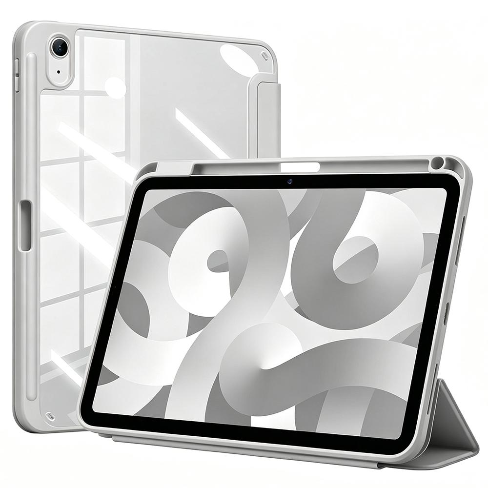 For iPad A16 10th 11th Generation 10.9 11 / Magnetic Pencil Tablet Case, Trifold Flip Stand Smart Cover, Auto Wake/Sleep