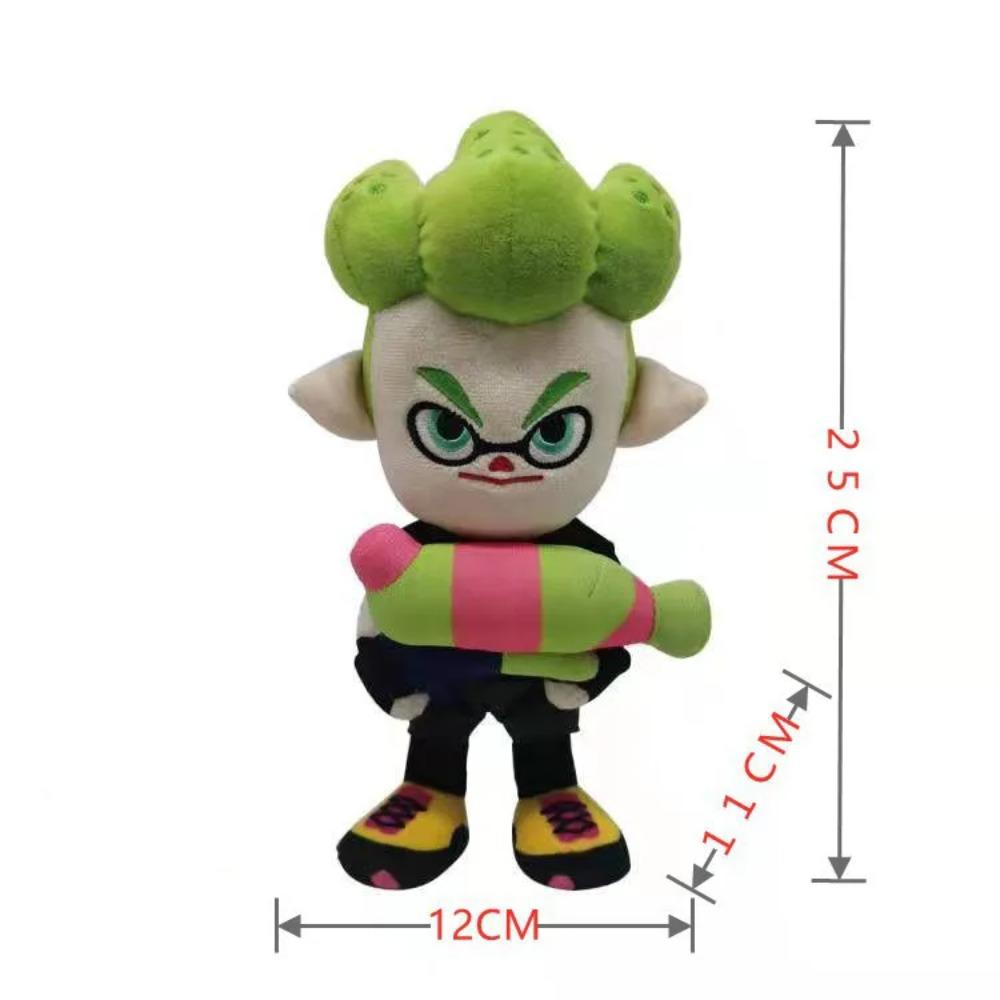 Новый мультфильм аниме 25 см Splatoon 3 плюшевые игрушки милая игра Splatoon 2 мягкие куклы подарки для мальчиков девочек день рождения
