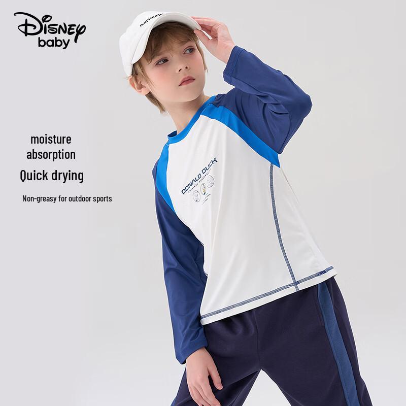 Disney Детская унисекс футболка с длинным рукавом, быстросохнущая