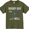 Breathable Unisex O Neck Tshirt Graphic Buddy Guy The Blues Is Alive And Well Fashionable Unisex Teeshirt Male Tshirt Brand