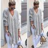 Winter 2023 Women's European & American Mid-Length Knitted Pullover Sweater
