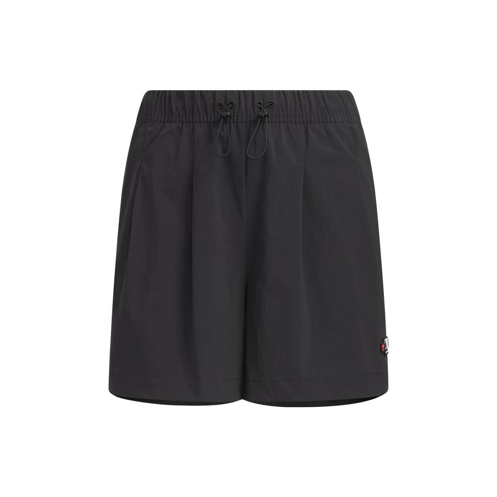 Adidas X Seebin SS23 Series Graphic Woven Shorts With Logo And Heart Pattern Women Shorts Black HY2853