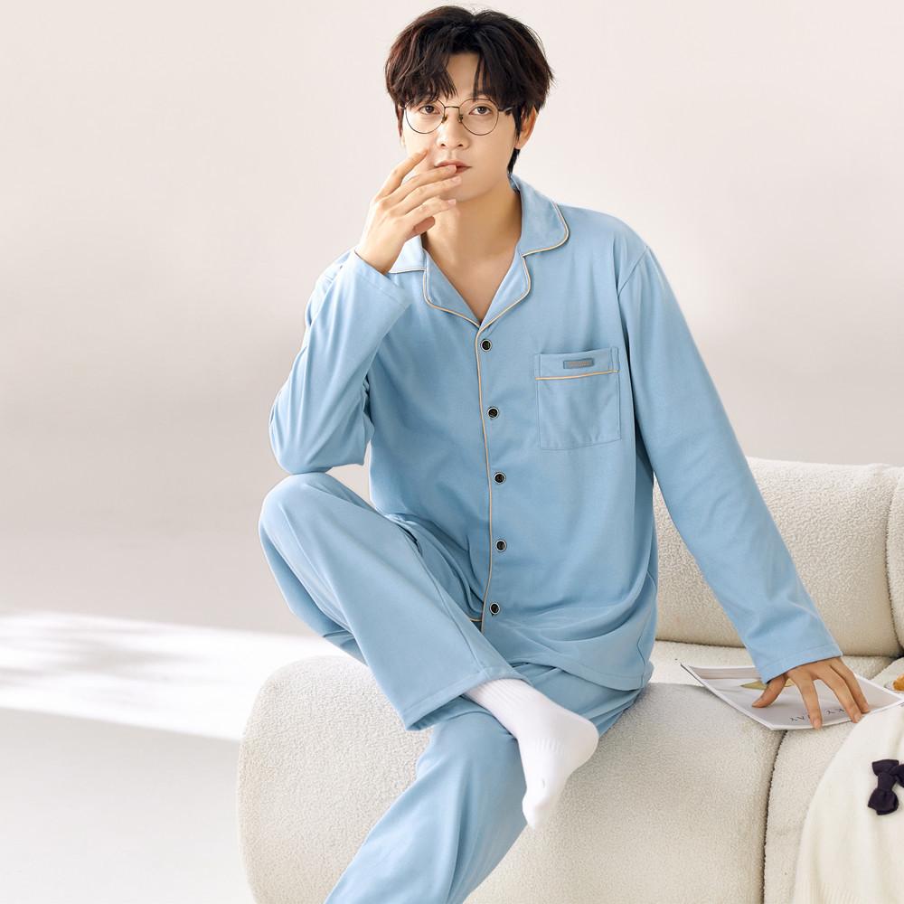 Thickened couple pajamas long-sleeved thick German velvet large-size home autumn and winter men's and women's warm loungewear suits can be worn