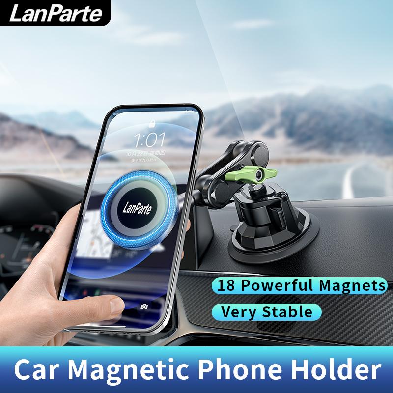 Universal Magnetic Car Phone Holder Dashboard Suction Cup Mount 360 Adjustable Phone Stand Strong Magnets for iPhone