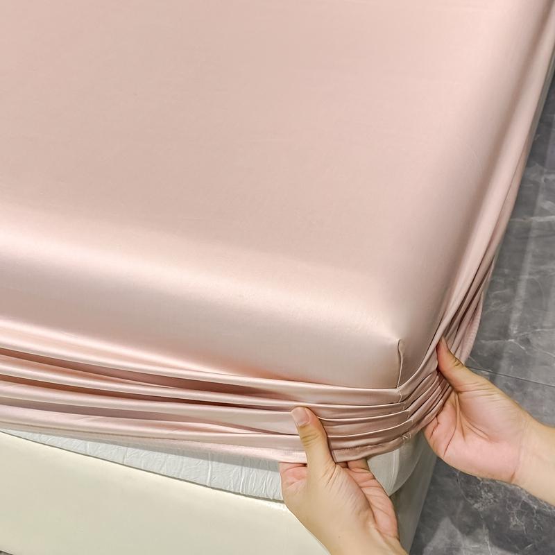 1000TC египетский хлопок роскошный комплект простыней 4/6 шт простыни однотонные плоские простыни с наволочками размер Queen King