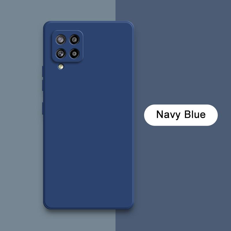 Роскошные квадратные жидкие силиконовые чехлы для Samsung Galaxy M40s M32 M42 5G Camera Защитные 360 противоударные мягкие чехлы для мобильных телефонов
