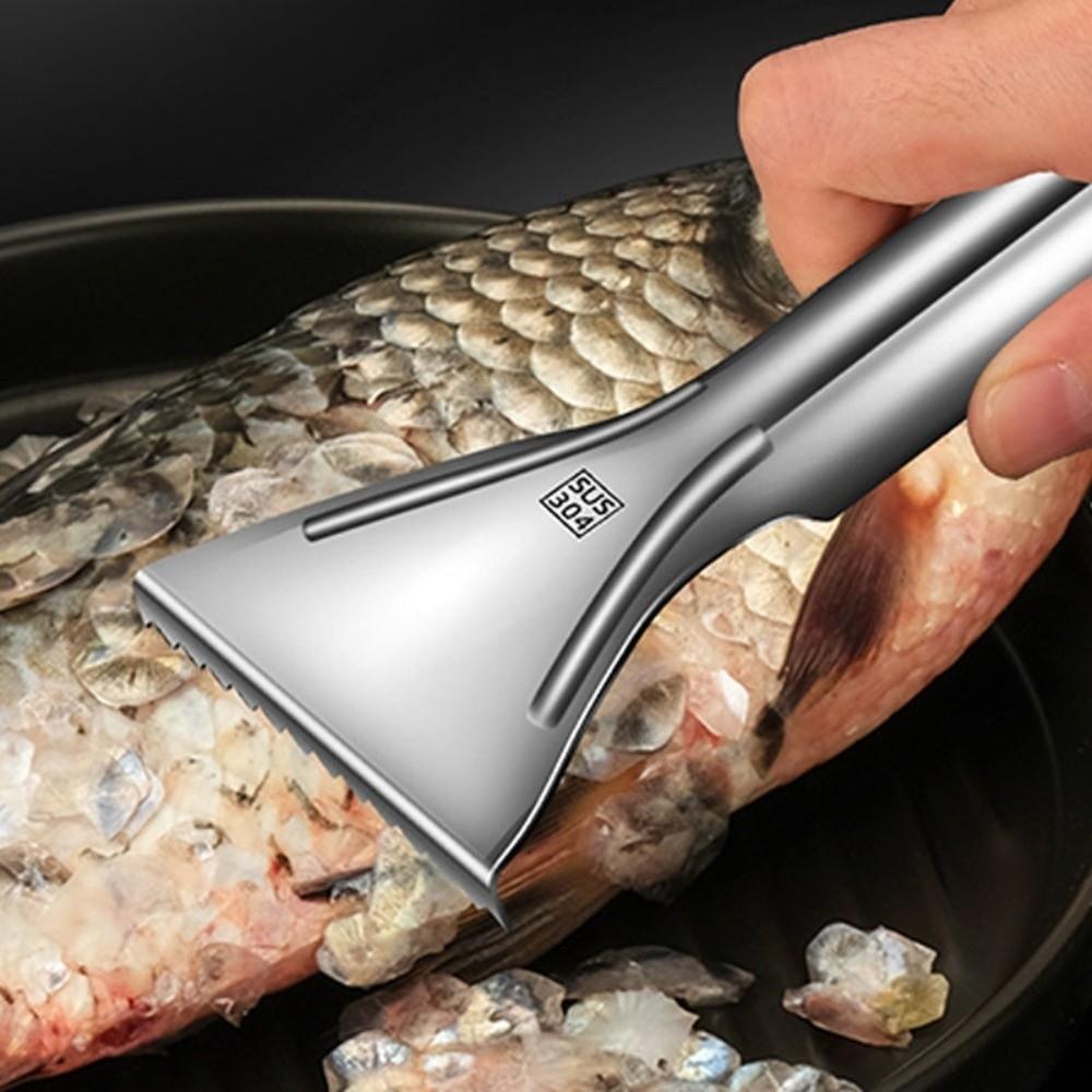 Multi-purpose Fish Scales Scraper Stainless Steel Cleaning Scraper Cooking Accessories