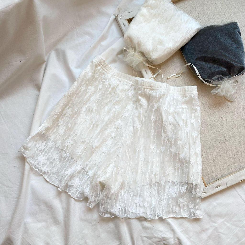 Женские двухслойные сетчатые защитные шорты – универсальные, свободного кроя для весны и лета