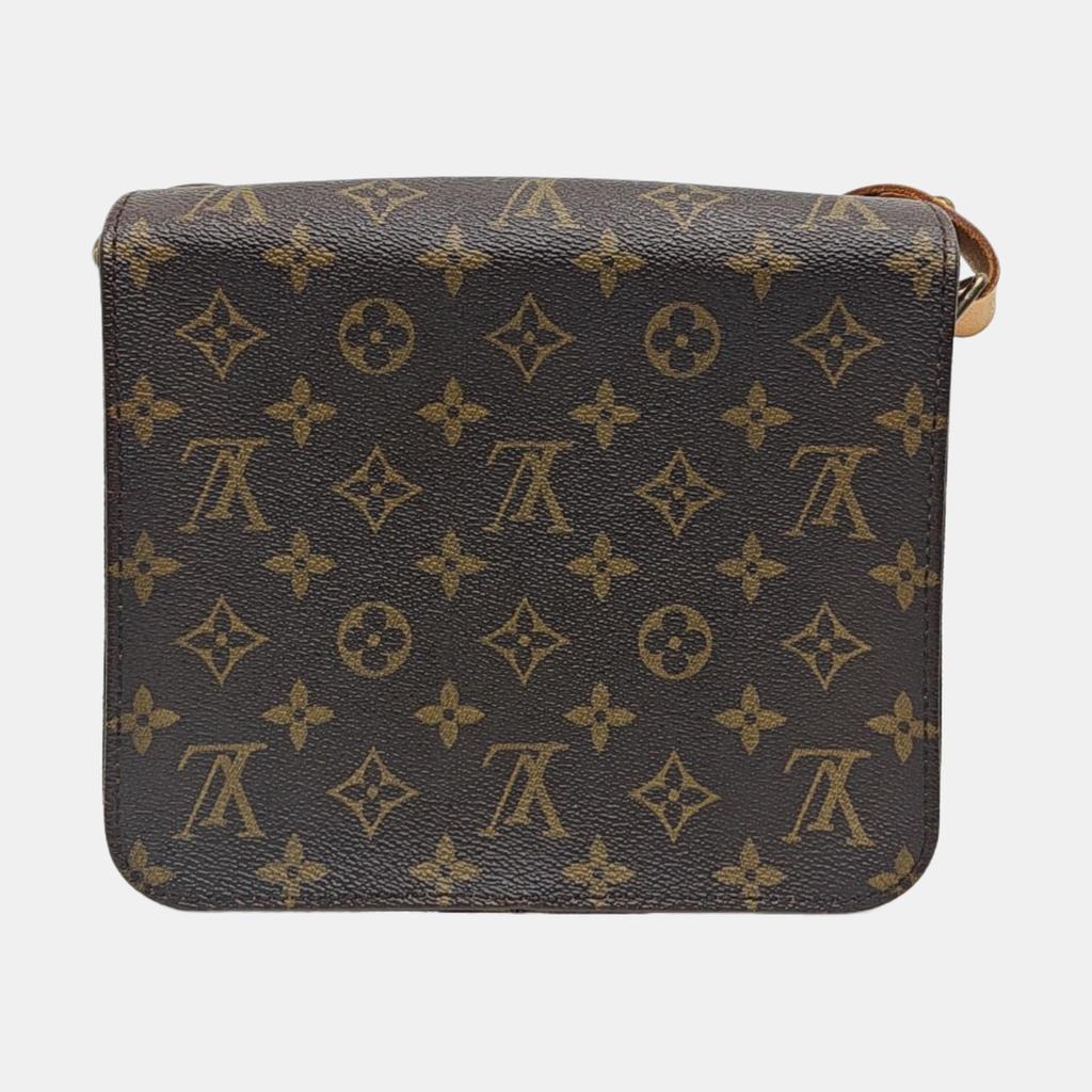 [Б/У] Cartouchiere MM Monogram Canvas Регулируемый плечевой ремень Сумка через плечо Средняя - В хорошем состоянии #11A3BOD