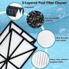 Pool Vacuum Robotic Water Cleaner Filter Cartridges for RC9990GR RC9950 RC9742