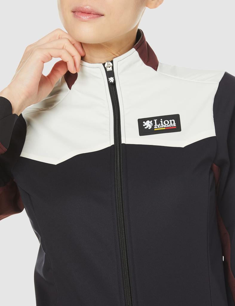 Lion de Kapelmuur Women's Premium Thermo Jacket EVO5 Maroon, Size 34, for Fall/Winter Cycling (0°C-10°C)