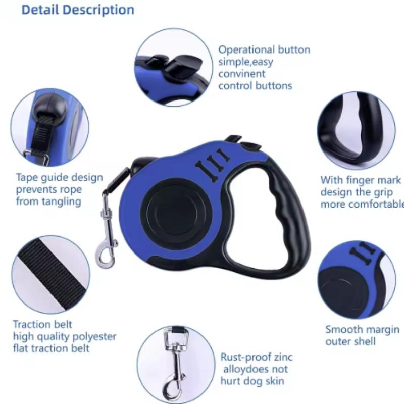 Pet Leash Small and Medium-sized Dogs and Dogs Automatic Telescopic Traction Device Portable Dog Walking Pet Supplies