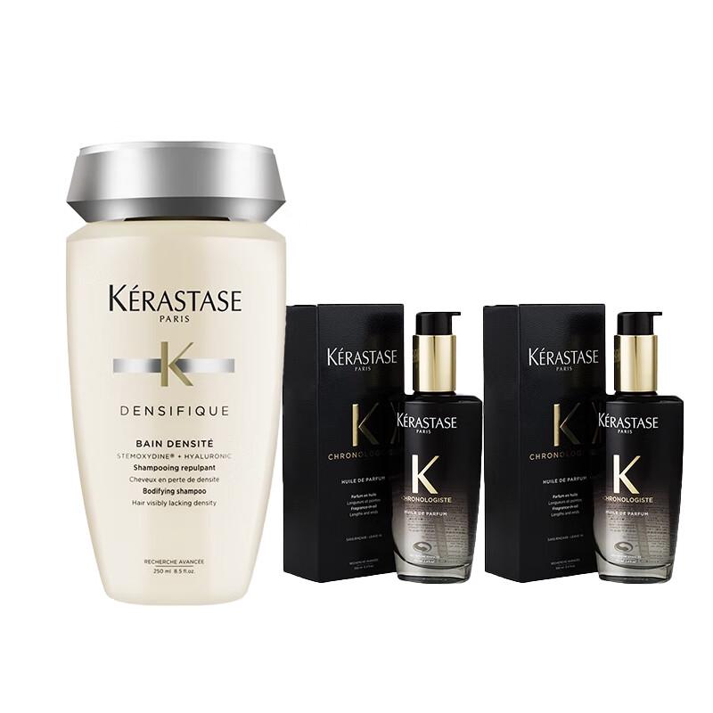 Kérastase Revitalizing Shampoo & Chronologiste Hair Oil Set