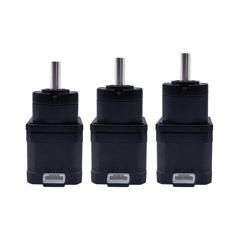 3.71:1 -139:1 ratio NEMA17 42BYG stepper motor 40mm body length with planetary gear stepping motor with gearbox