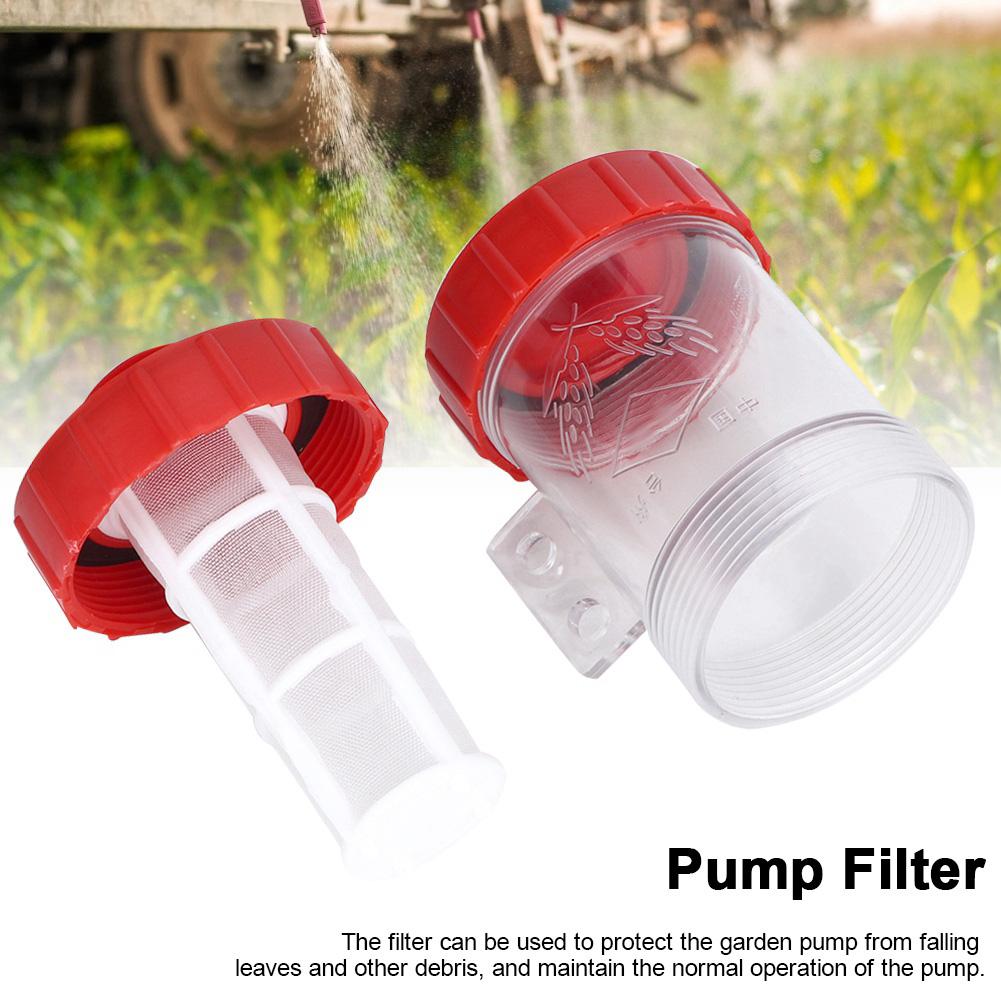 Сельскохозяйственный сетчатый фильтр с высокой пропускной способностью для водяного насоса с прозрачным фильтром (1в)
