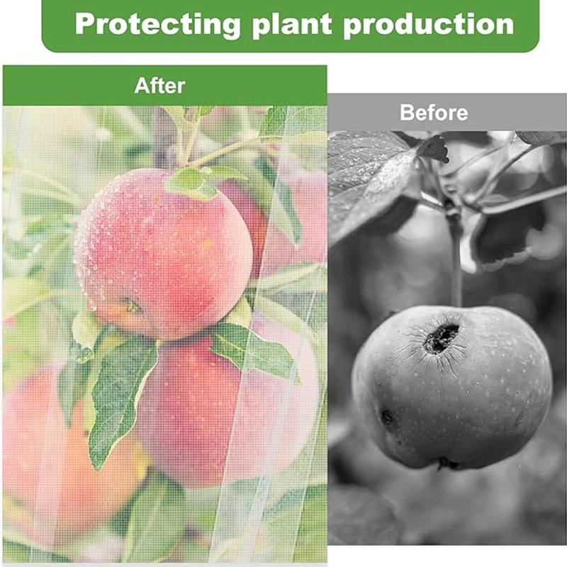 3 шт. Чехол от насекомых для растений, сумка от насекомых, застежка-молния, чехол от мух, сетка от цветов и фруктов, сетка от птиц