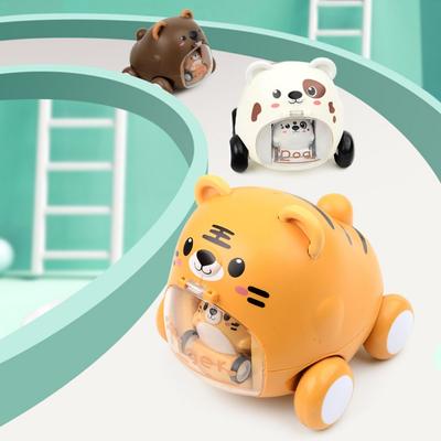 Мультяшная катапульта, машинка, игрушки для детей, два в одной машинке, игрушка для раннего обучения детей, образовательный подарок на день рождения для детей, детские игрушки, подарок