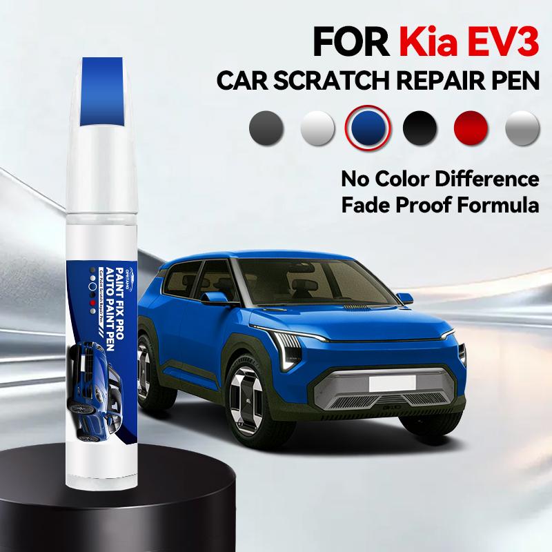 Car Paint Repair Pen For KIA EV3 Paint Scratch Repair Accessories Black 9B Green Grey Orange 06 White Pearl U4 Black 9B
