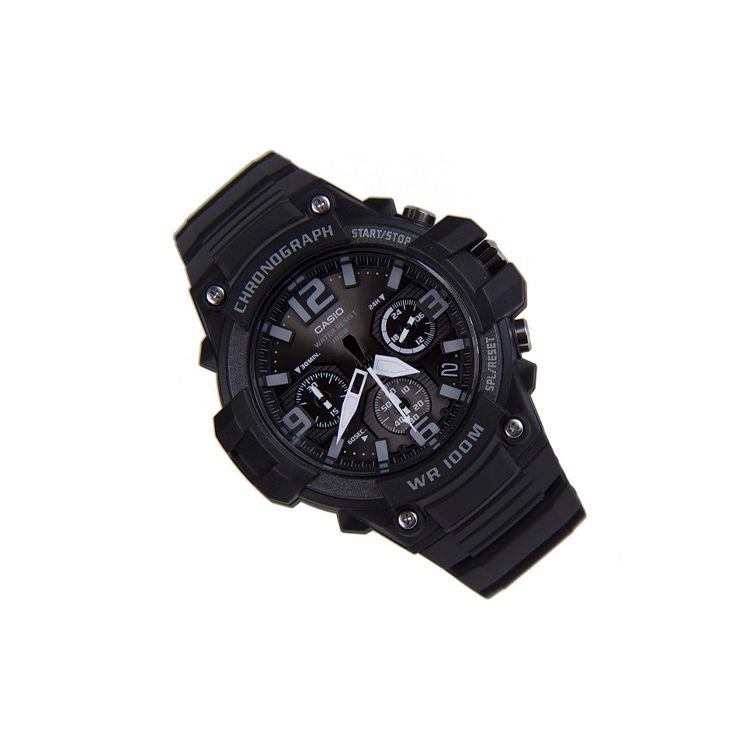 Casio Серия для молодежи Многофункциональные Модные Водонепроницаемые Кварцевые Часы Мужские часы Черные MCW-100H-1A3