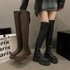 British Style But Knee Boots Women's 2025 Spring and Autumn New High-end Trendy Cool Knight Boots Ins Popular Boots