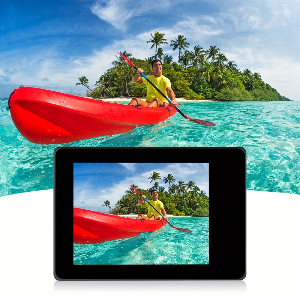 Capture Epic Adventures With This Action Camera - 4K 30FPS 12MP Full HD Wifi Connection Sports Camera Underwater 30M!