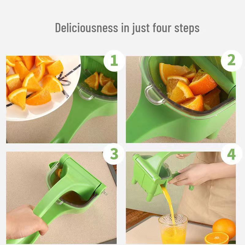 Hand-Pressed Portable Juicer: Manual Fruit & Vegetable Juice Maker