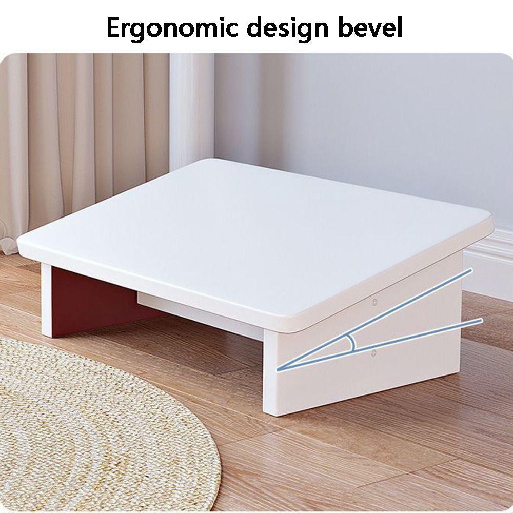 Nursing Step Leg Foot Stool Wooden Foot Pedal Mat Space Saving Desk Footstool Posture Correction