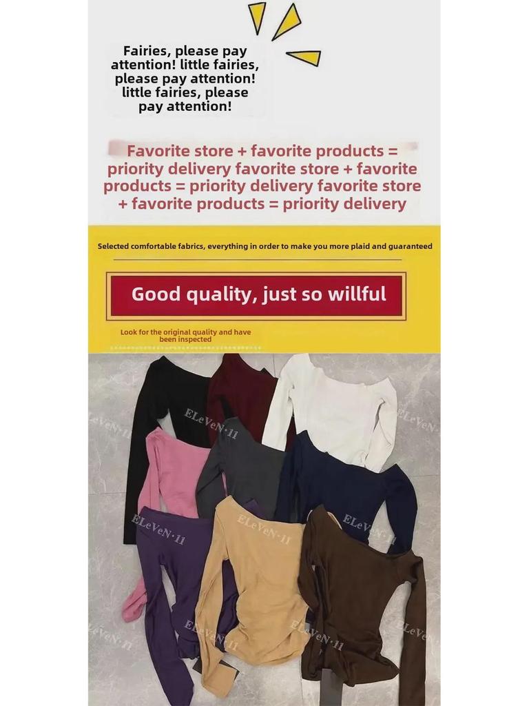 Корейский стиль Сексуальная футболка с открытыми плечами Slim Fit с длинным рукавом для осени/зимы