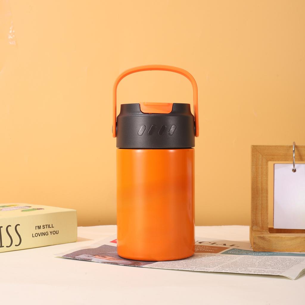 Портативный термос из нержавеющей стали 316 с соломенной изоляцией, тушеный горшок, студенческая пара, офисные подарочные чашки