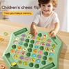 Kids Memory Reversi Chess Game 2 To 4 Players Animal Fruit Flipping Chess Matching Game Focus Training Toddlers Educational Memory Challenge Toy