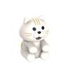 USB Rechargeable Green Dinosaur Fans Coffee Chiller Kitten Handheld Fan  for Office Home