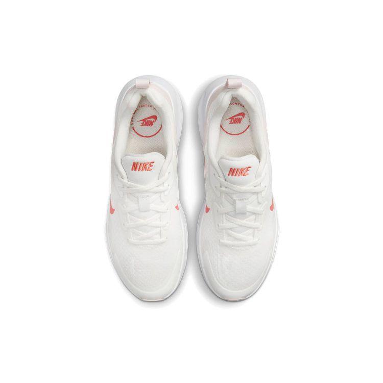 Nike Wearallday Удобные Модные Тканевые Прочные Дышащие Низкие Кроссовки Женские кроссовки Светло-розовый Белый CJ1677-105