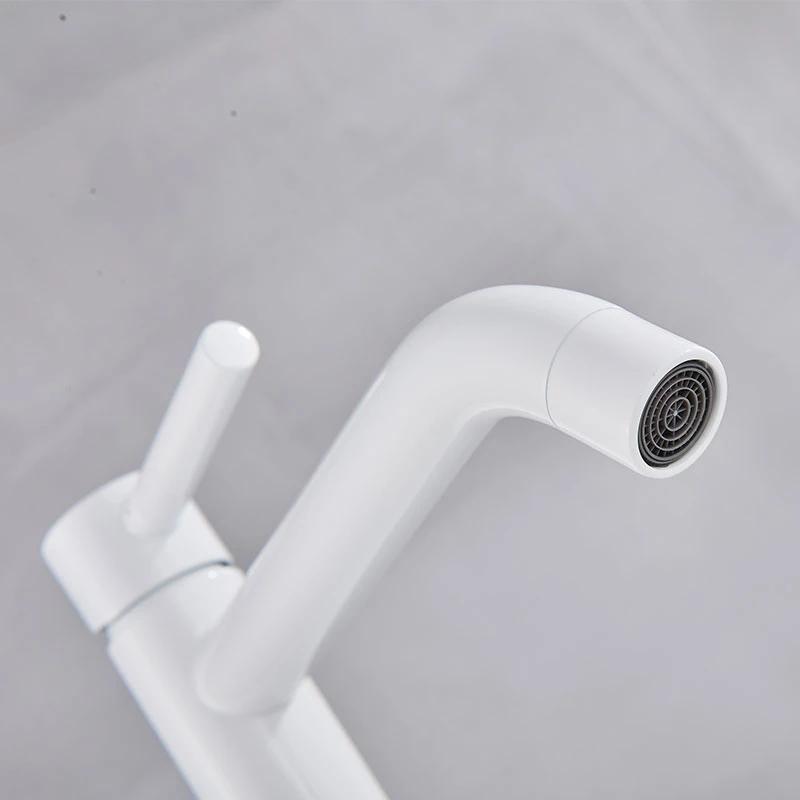 Tall Basin Sink Faucet Slim Black Chrome Bathroom Washbasin Water Mixer Tap Hot Cold Water Basin Crane Deck Mounted Bathroom Tap