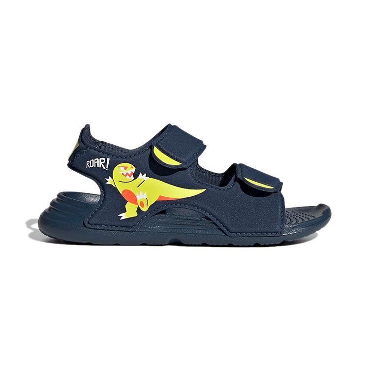 Adidas Swim Sandals Little Kid Dinosaur Kids Sneakers Blue Crew-Navy Cloud-White GX2437