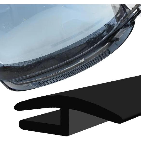 1,7 м / 5,6 фута Уплотнительная накладка-молдинг на рамку лобового стекла, Черная уплотнительная лента для окна, двери, люка автомобиля/грузовика/внедорожника