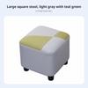Upholstered Footrest Abrasion Resistant Upholstered Ottoman Space-Efficient Size Space-Saving for Pet Owners, Adults