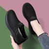Summer New Mesh Hollow Breathable Casual Women's Shoes Soft Sole One Pedal Women's Shoes Old Beijing Mother Shoes