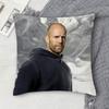 J-Jason Statham Double-Sided Printed Square Decorative Cushion Cover For Sofa Living Room Home Decor