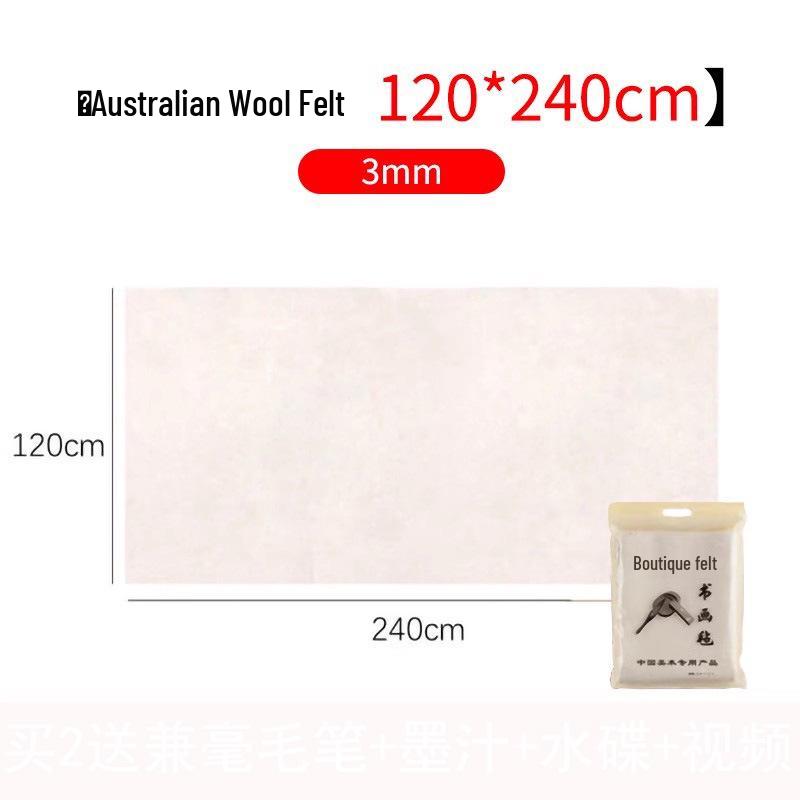 Толстый фетровый коврик для каллиграфии - Одеяло для рисования и письма для начинающих