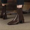 2024 Autumn Winter Ankle Socks Shoes Women Fashion Short Boots Knitted Short Boots Women Slip On High Heels Botas De Mujer