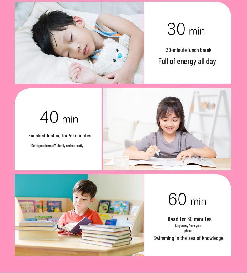 Kids' Visual Timer & Alarm Clock for Self-Discipline and Study