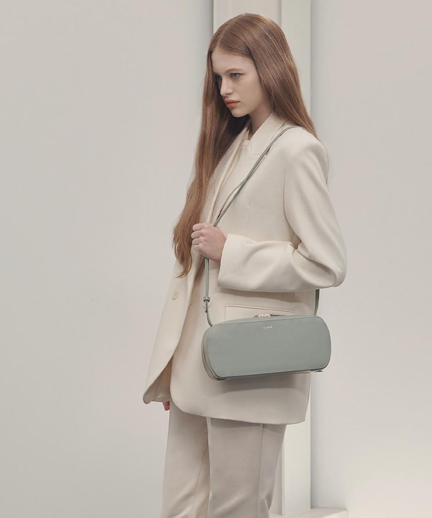 Clave Kelly Olive Green Shoulder Bag