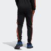 Adidas Флисовые баскетбольные джоггеры Harden с эффектными мужскими штанами с тремя полосками, черные GP8111