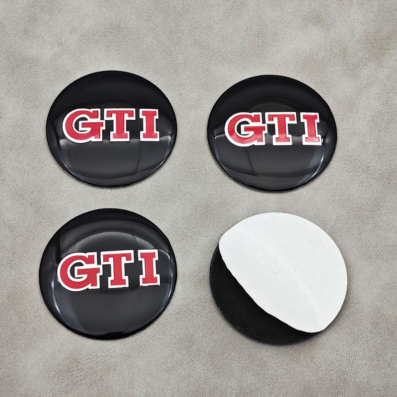 For VW Volkswagen Jetta MK5 Golf 4pcs 56mm Aluminum Car Wheel Center Hub Caps Stickers Emblem Badge For Volkswagen VW Golf 4 5 6 EE1