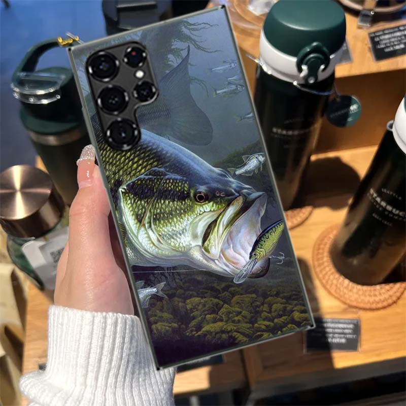 Fishing Gear Fish Cases Phone Case for Samsung Galaxy S26 Ultra S25 Edge S24 S23 FE S21 Plus S20 S22 S10 Cover TPU Capa Shell Sh